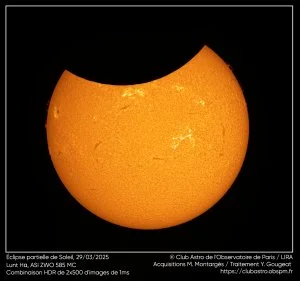 Venez observer l'éclipse partielle du 29 mars 2025 avec l'Observatoire de Paris-PSL !